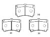 剎車(chē)片 Brake Pad Set:B4Y6-33-23A
