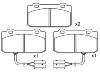 剎車(chē)片 Brake Pad Set:0060 750 760