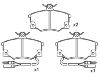 剎車(chē)片 Brake Pad Set:5 983 913
