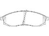 剎車(chē)片 Brake Pad Set:MR 527 550