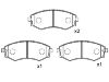 剎車(chē)片 Brake Pad Set:58101-17A00