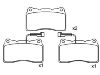 剎車(chē)片 Brake Pad Set:9 948 030