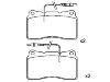 剎車(chē)片 Brake Pad Set:9 404 252 548