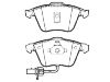 剎車(chē)片 Brake Pad Set:4B0 698 151 AC