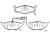 剎車(chē)片 Brake Pad Set:8Z0 698 151