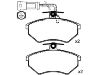 剎車(chē)片 Brake Pad Set:357 698 151 F