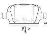 剎車(chē)片 Brake Pad Set:16 05 965