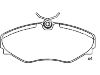 剎車(chē)片 Brake Pad Set:60 25 371 662