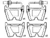 剎車(chē)片 Brake Pad Set:3D0 698 151 A